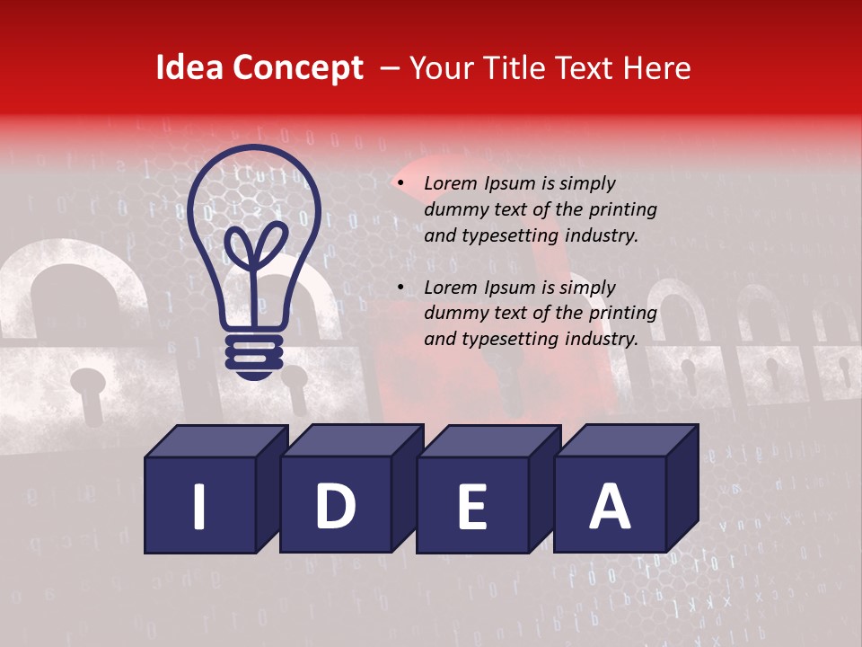 Security Secrecy Crime PowerPoint Template