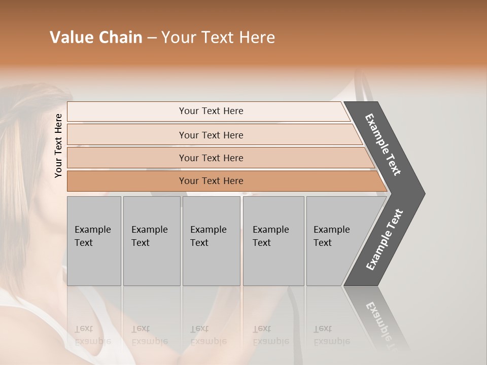 Portrait Speak Female PowerPoint Template