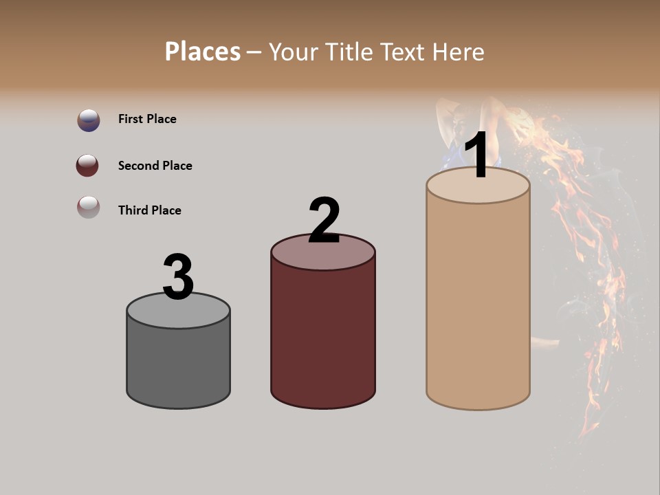 Competition Shot Athlete PowerPoint Template