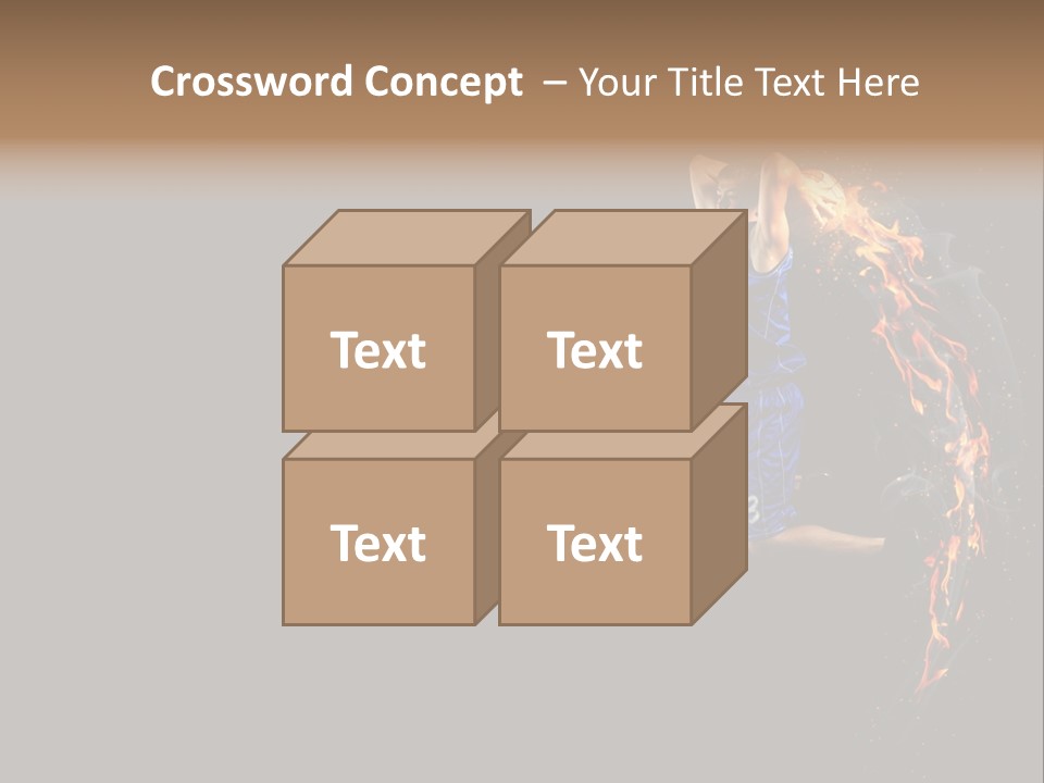 Competition Shot Athlete PowerPoint Template