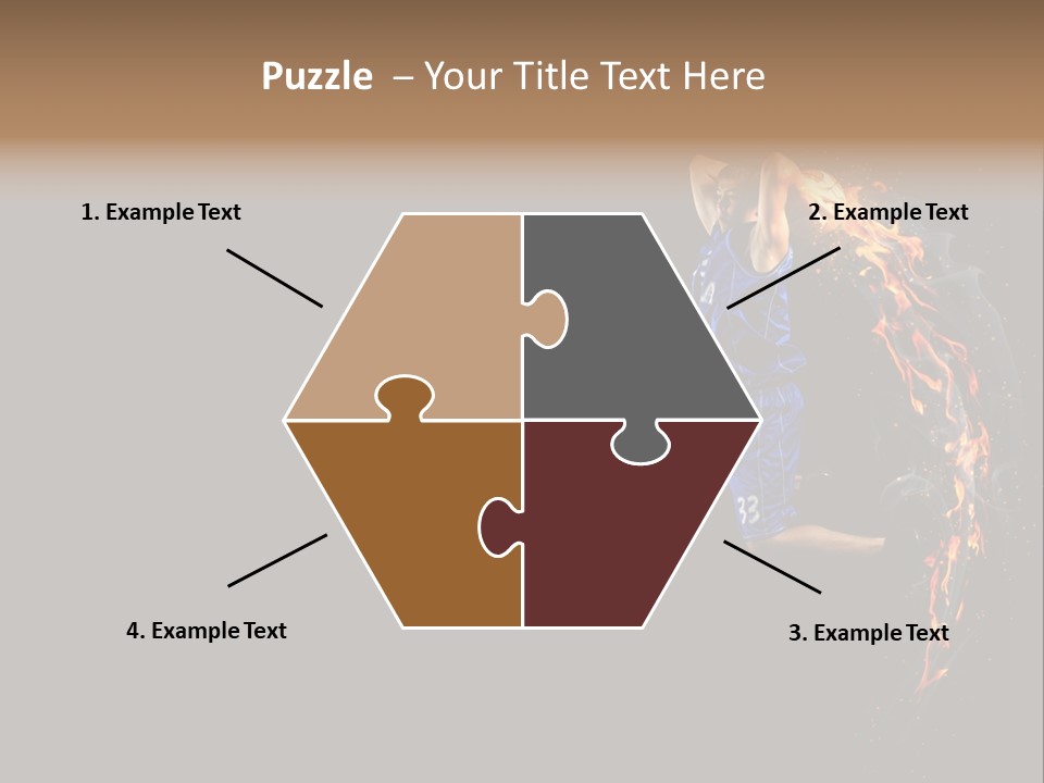 Competition Shot Athlete PowerPoint Template