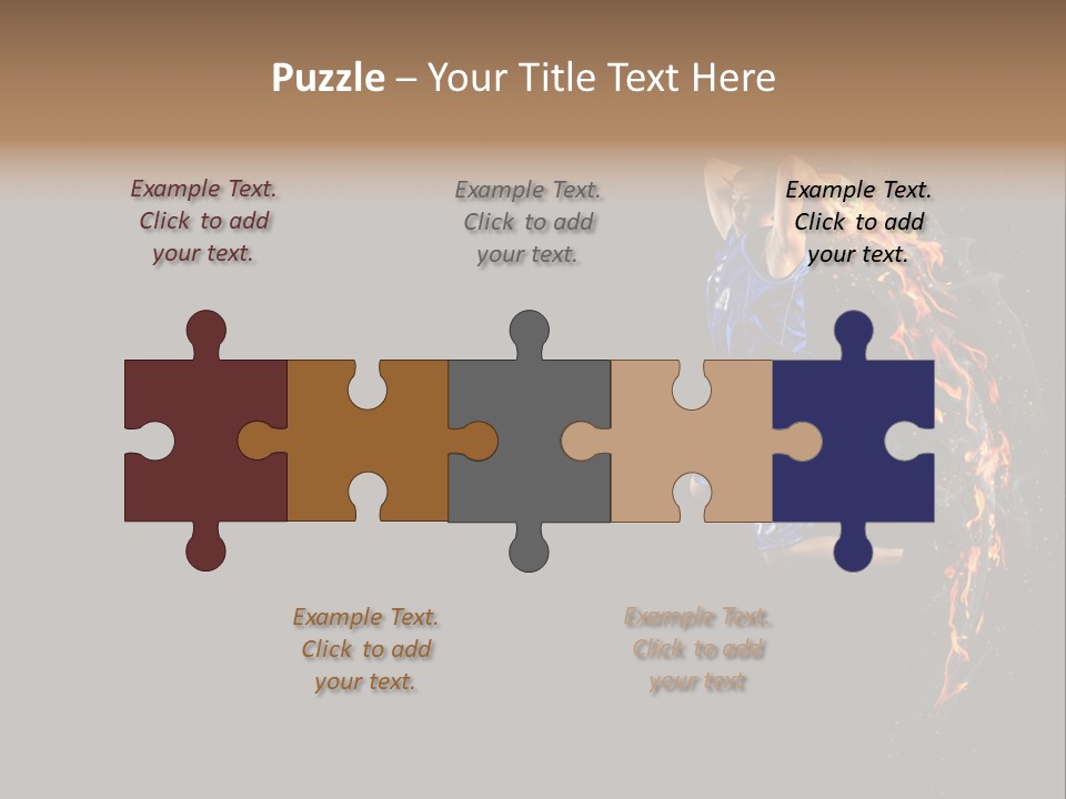 Competition Shot Athlete PowerPoint Template