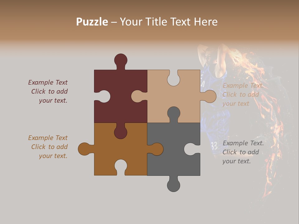 Competition Shot Athlete PowerPoint Template