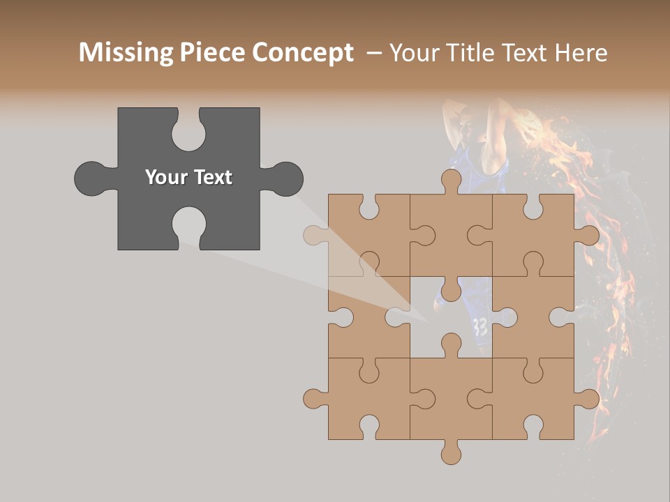 Competition Shot Athlete PowerPoint Template