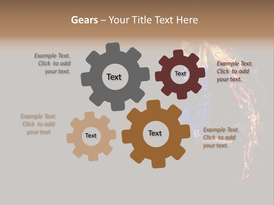 Competition Shot Athlete PowerPoint Template