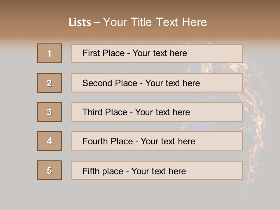 Competition Shot Athlete PowerPoint Template