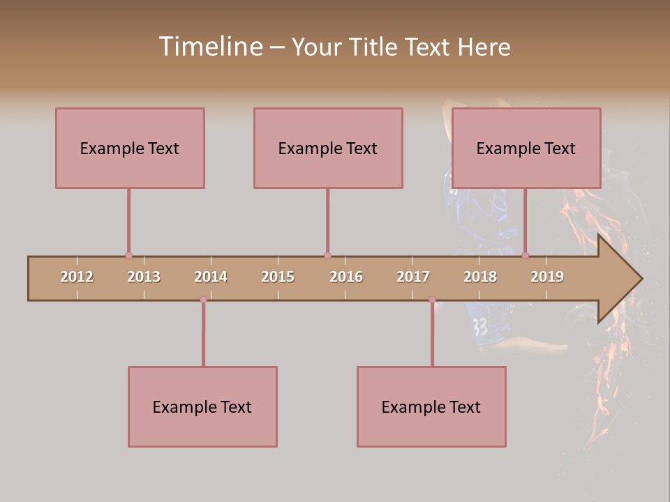 Competition Shot Athlete PowerPoint Template