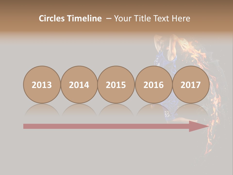 Competition Shot Athlete PowerPoint Template