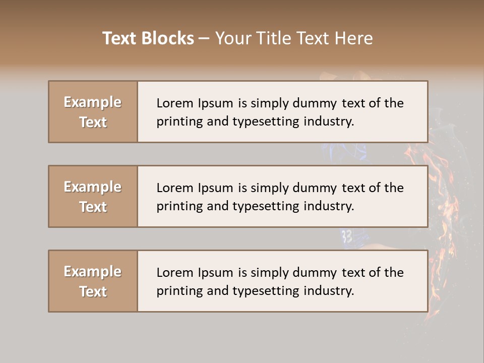 Competition Shot Athlete PowerPoint Template