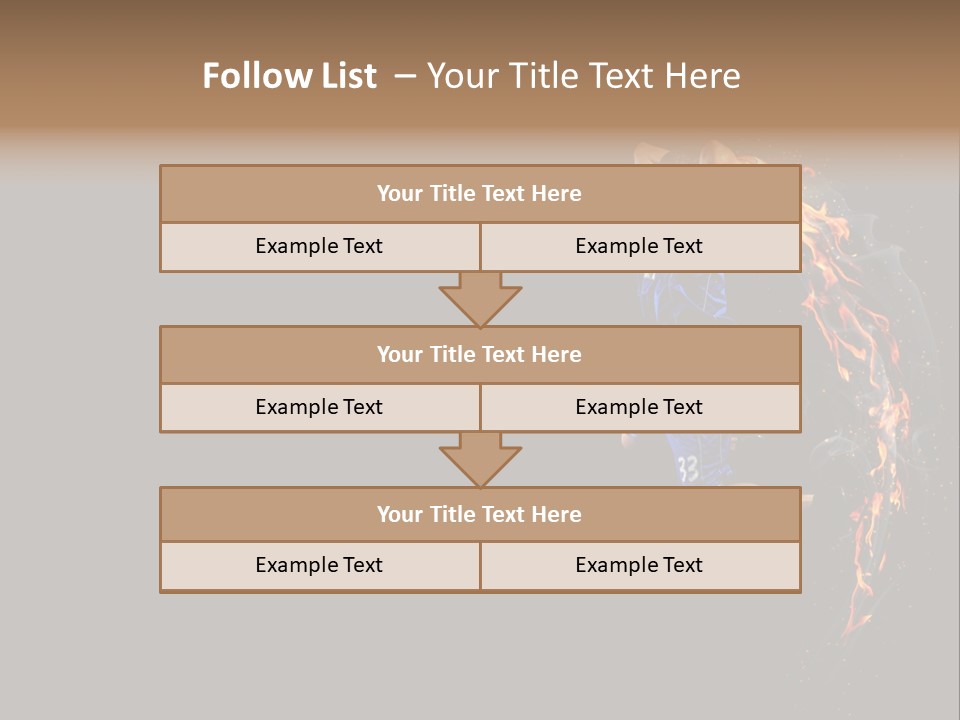 Competition Shot Athlete PowerPoint Template