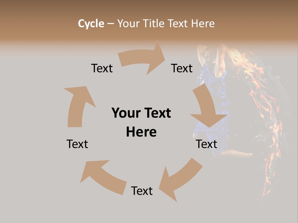 Competition Shot Athlete PowerPoint Template
