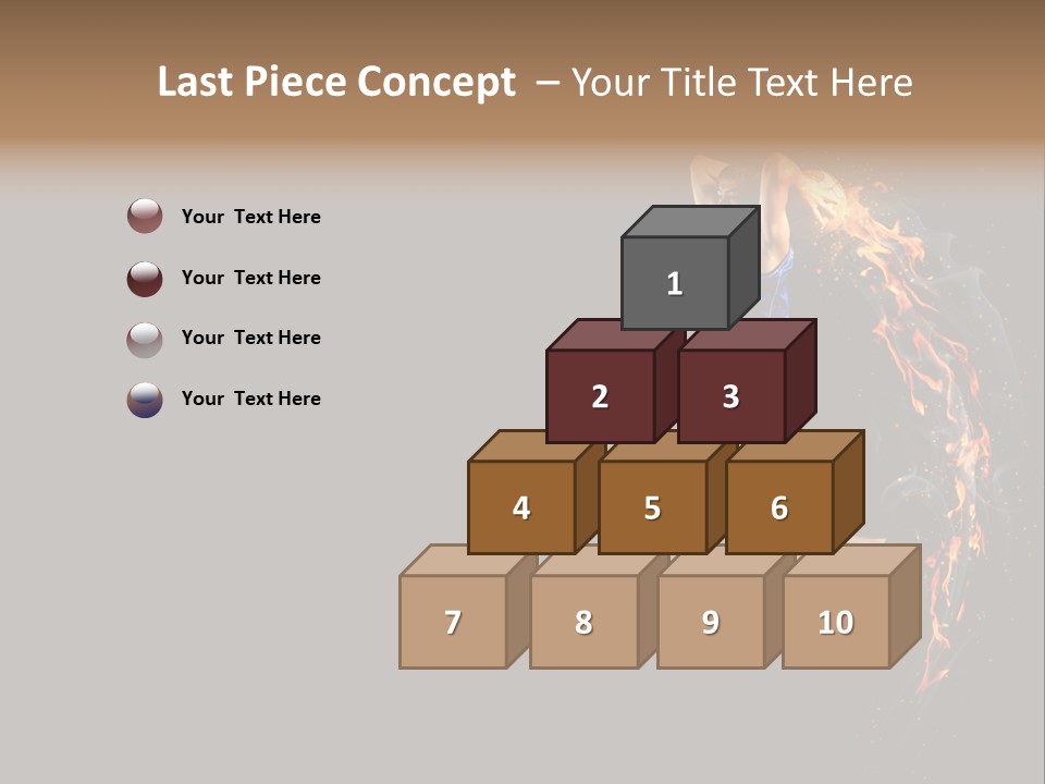 Competition Shot Athlete PowerPoint Template