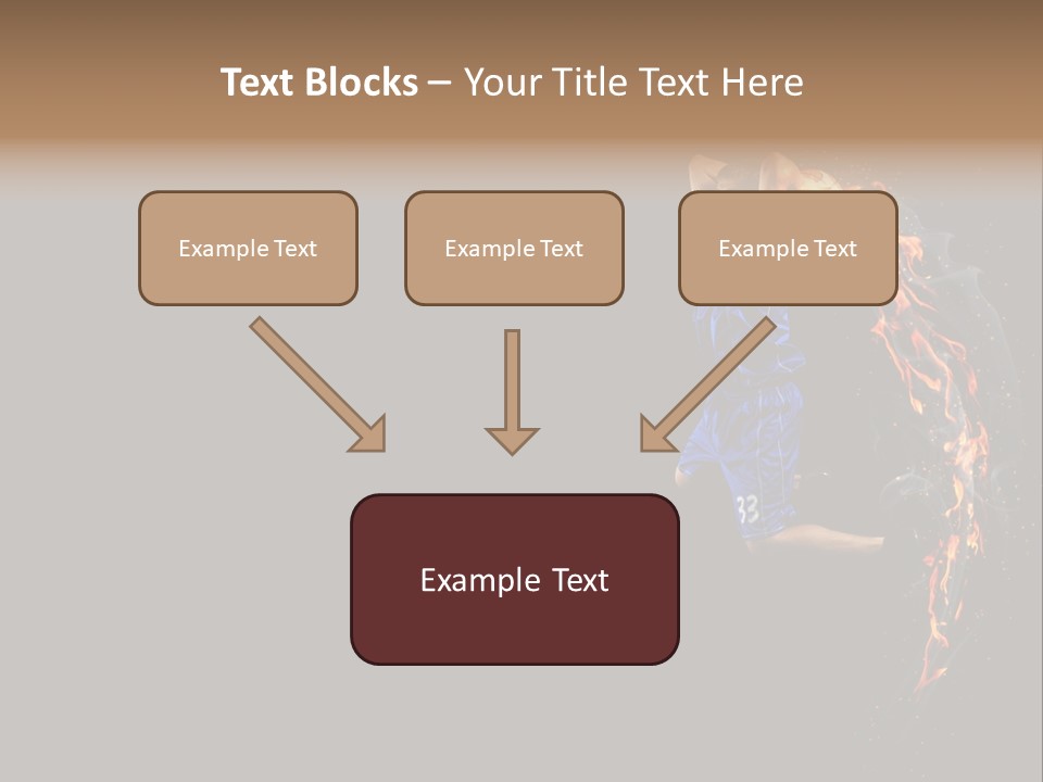 Competition Shot Athlete PowerPoint Template