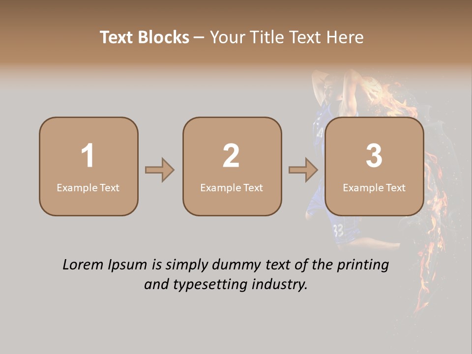 Competition Shot Athlete PowerPoint Template