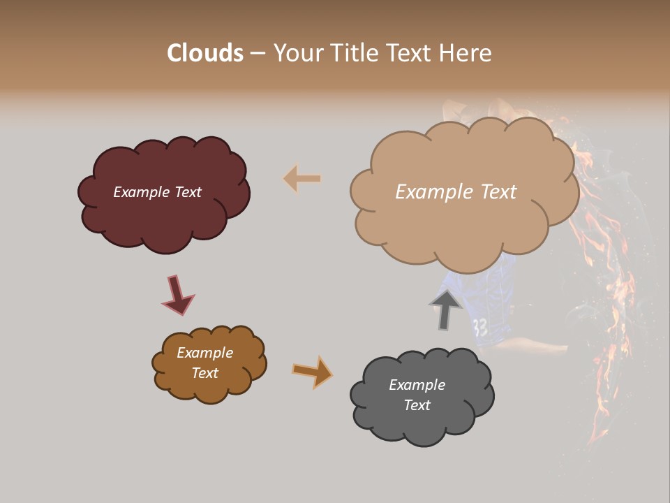 Competition Shot Athlete PowerPoint Template