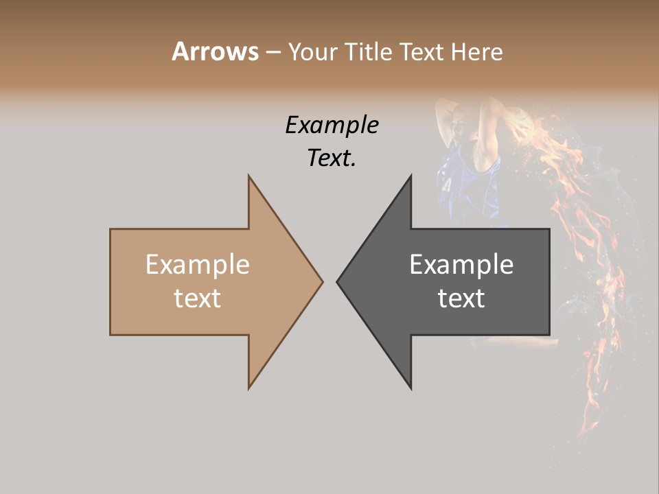Competition Shot Athlete PowerPoint Template