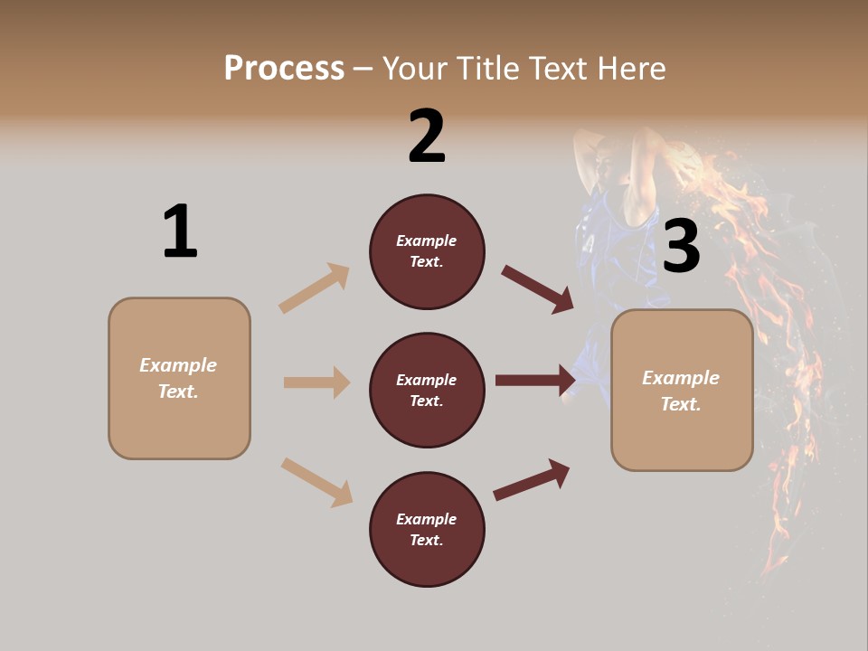 Competition Shot Athlete PowerPoint Template