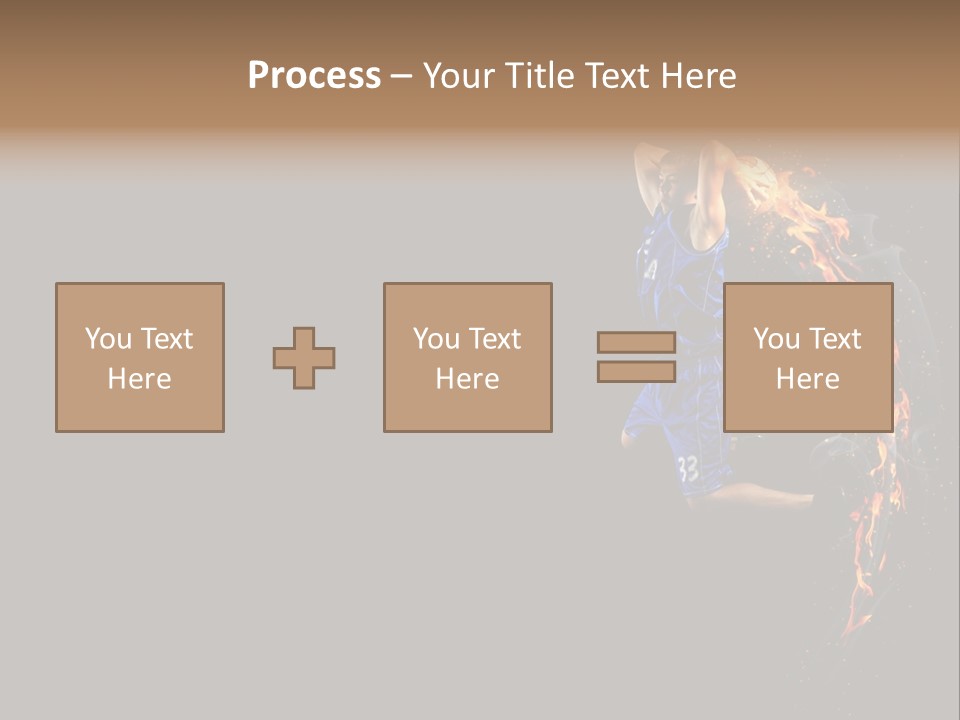 Competition Shot Athlete PowerPoint Template