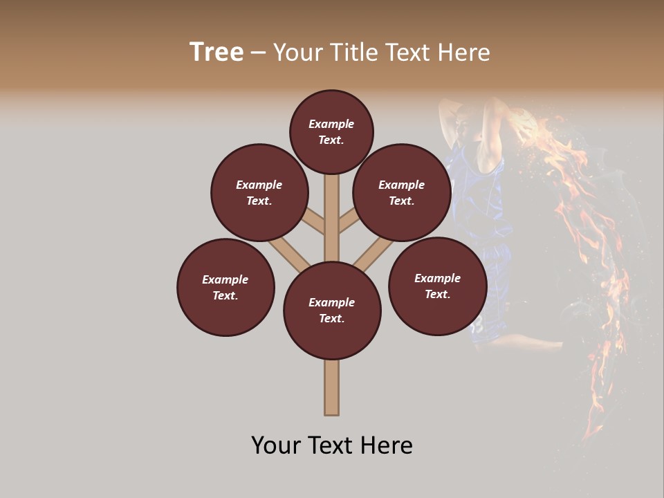 Competition Shot Athlete PowerPoint Template