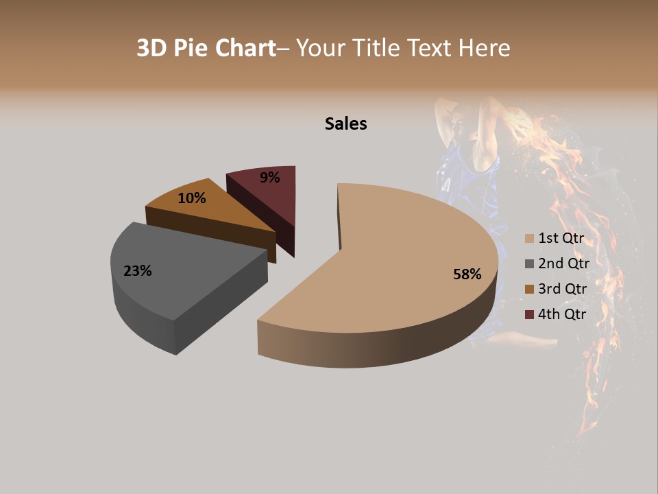 Competition Shot Athlete PowerPoint Template