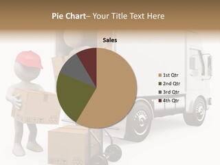 Shipment Heavy Worker PowerPoint Template