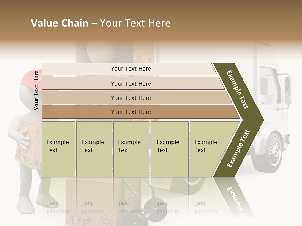 Shipment Heavy Worker PowerPoint Template