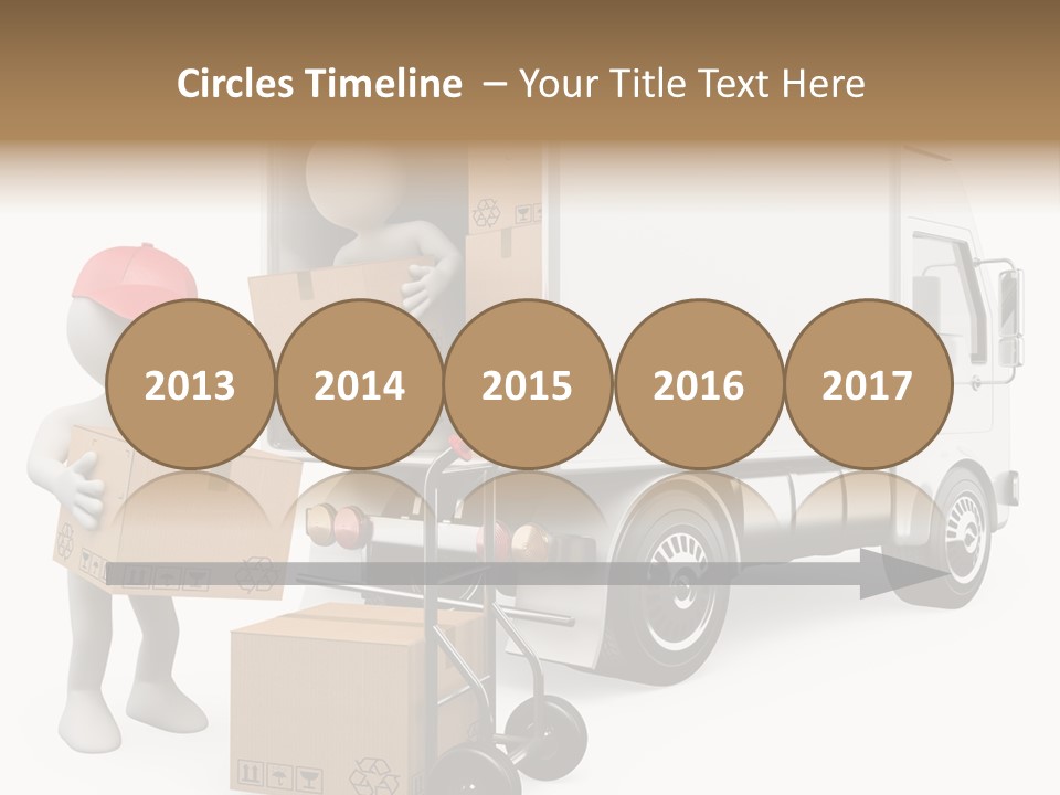 Shipment Heavy Worker PowerPoint Template