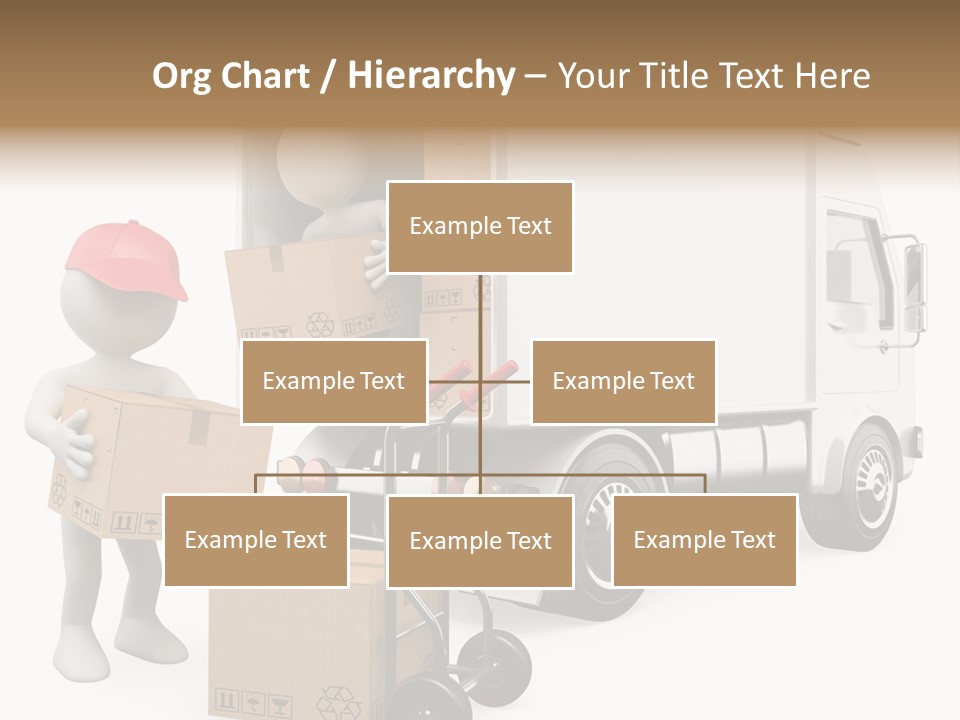 Shipment Heavy Worker PowerPoint Template