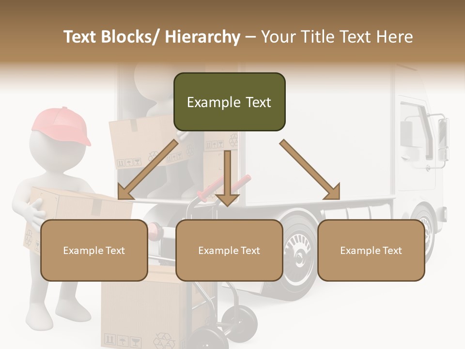 Shipment Heavy Worker PowerPoint Template