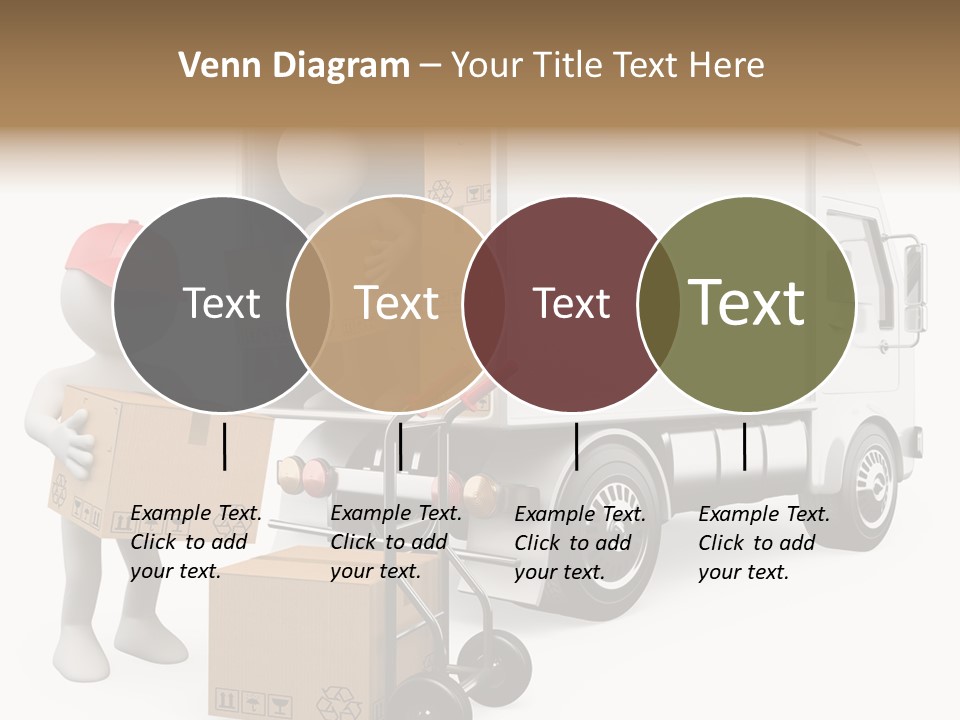 Shipment Heavy Worker PowerPoint Template