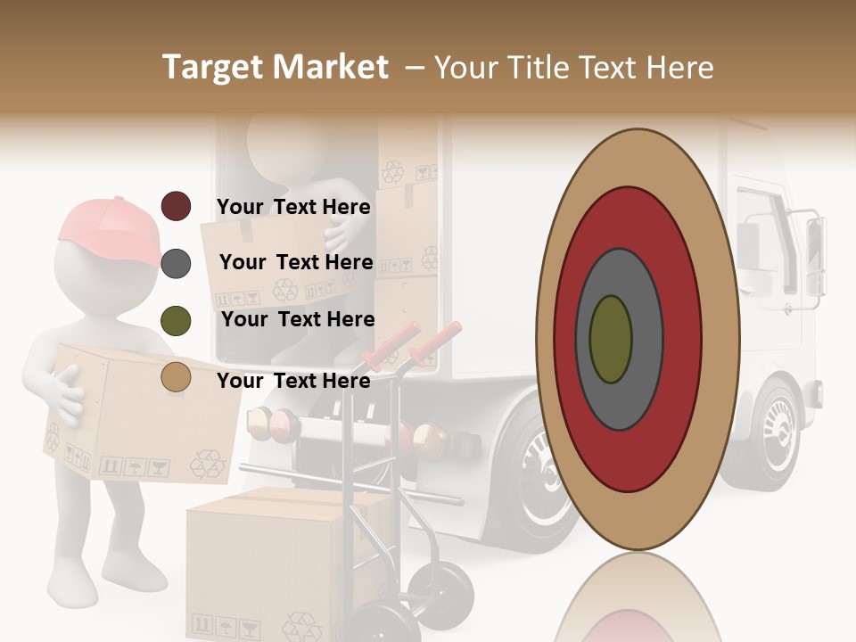 Shipment Heavy Worker PowerPoint Template