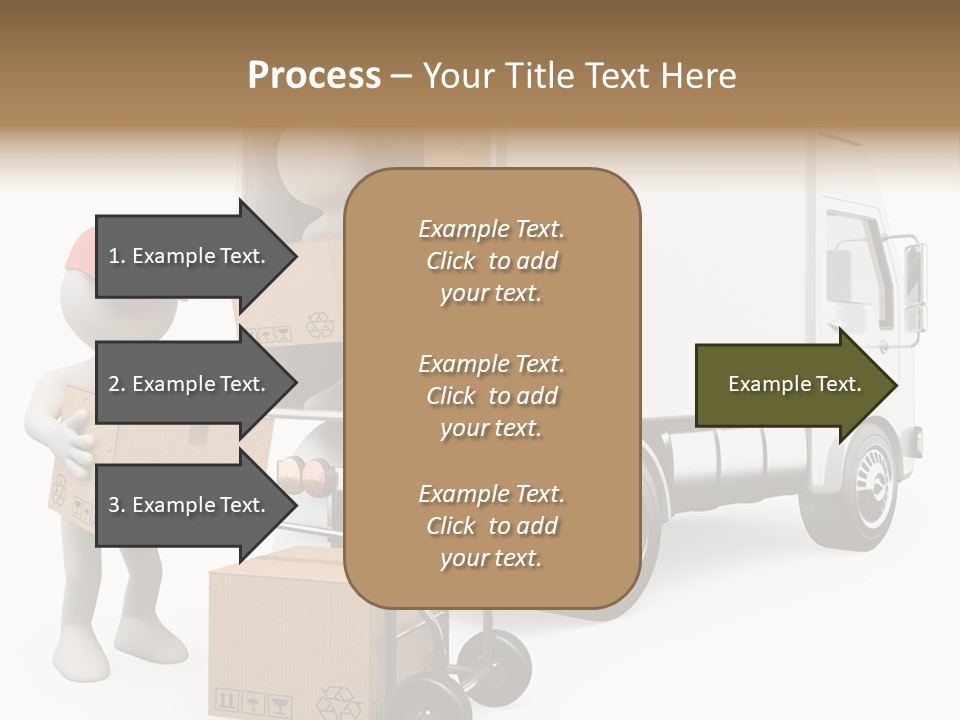 Shipment Heavy Worker PowerPoint Template