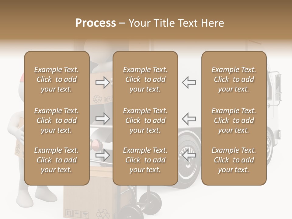 Shipment Heavy Worker PowerPoint Template