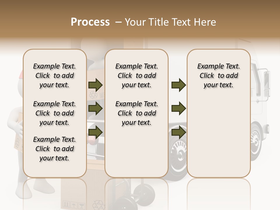 Shipment Heavy Worker PowerPoint Template