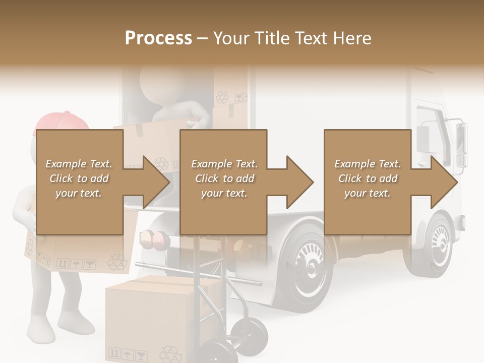 Shipment Heavy Worker PowerPoint Template