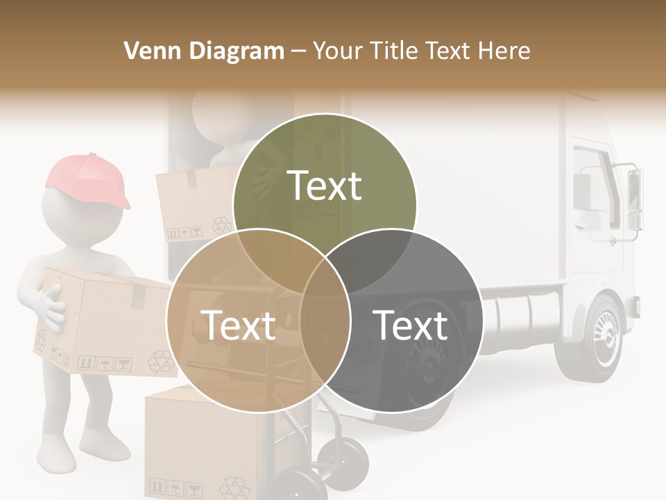 Shipment Heavy Worker PowerPoint Template