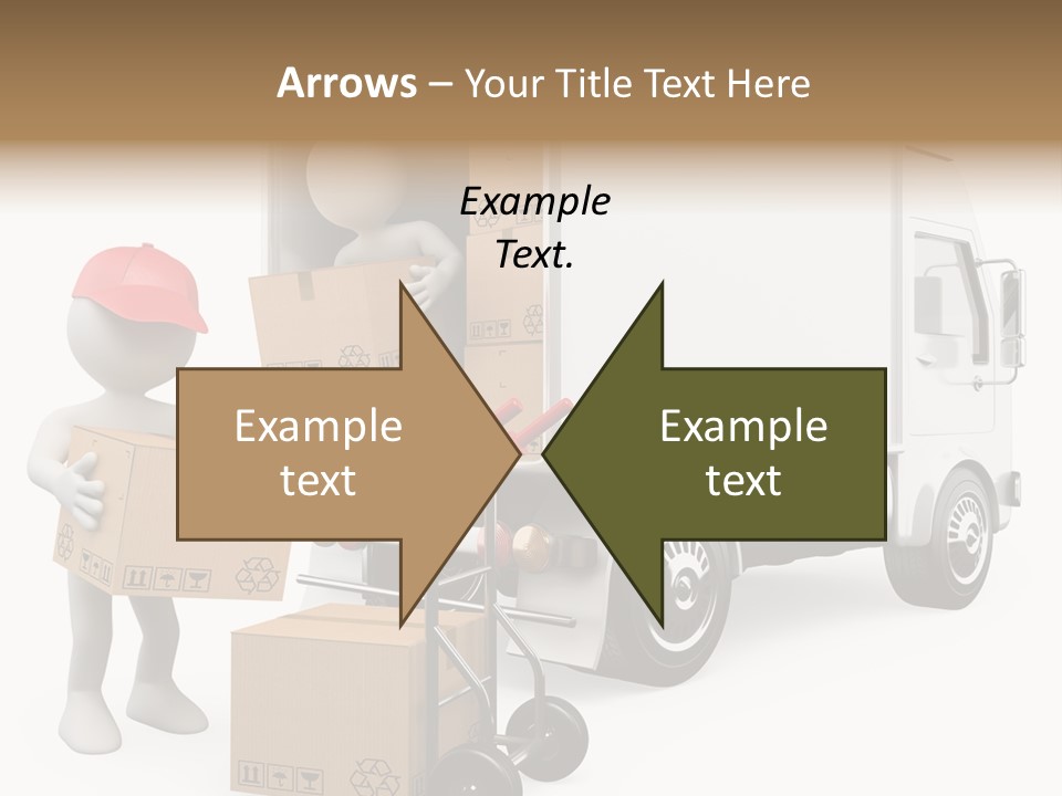 Shipment Heavy Worker PowerPoint Template