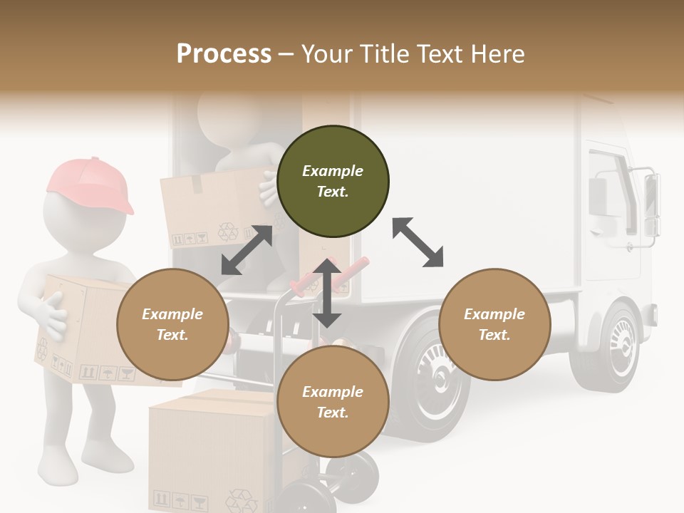 Shipment Heavy Worker PowerPoint Template