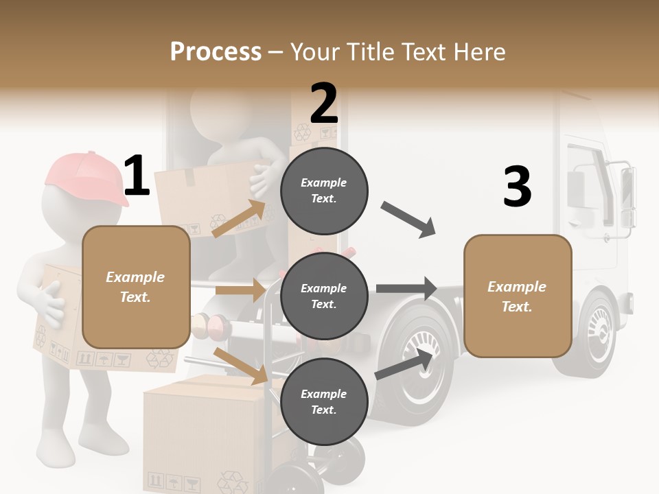 Shipment Heavy Worker PowerPoint Template