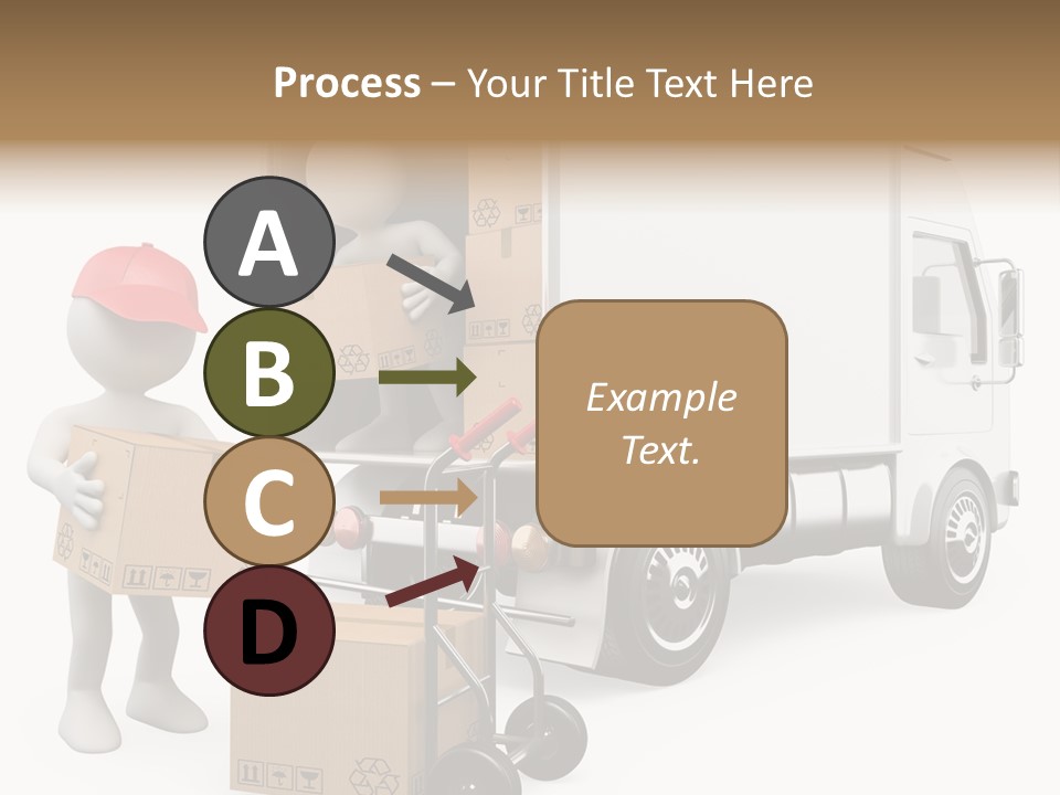 Shipment Heavy Worker PowerPoint Template
