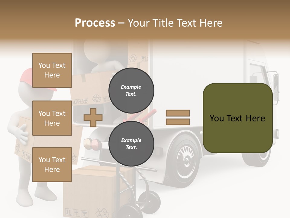 Shipment Heavy Worker PowerPoint Template