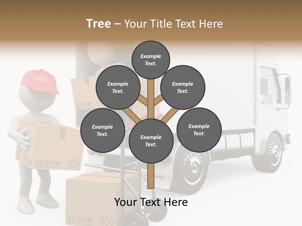 Shipment Heavy Worker PowerPoint Template