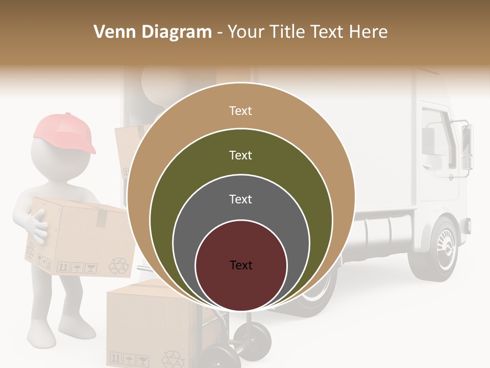 Shipment Heavy Worker PowerPoint Template