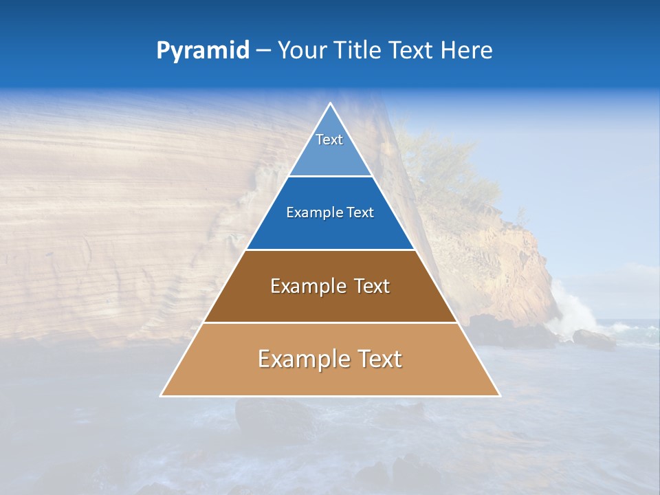 Blue Coast Yellow PowerPoint Template
