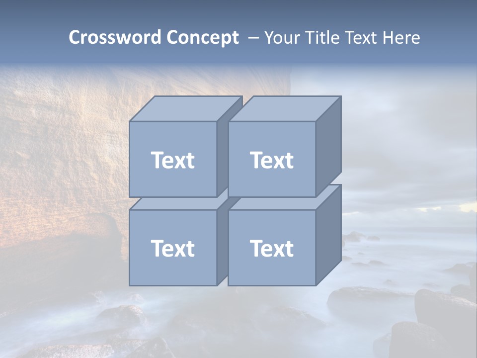 Orange Landscape Stratum PowerPoint Template