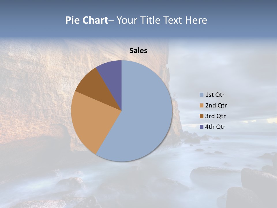 Orange Landscape Stratum PowerPoint Template