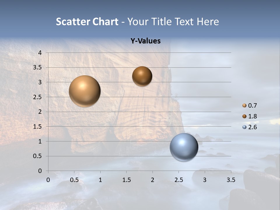 Orange Landscape Stratum PowerPoint Template