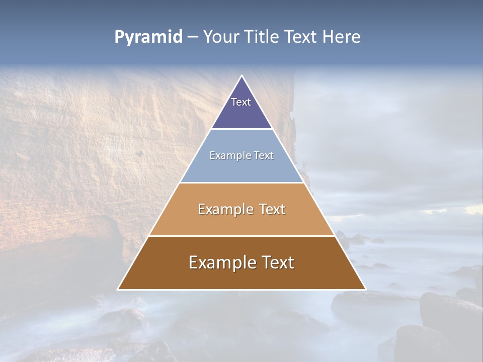 Orange Landscape Stratum PowerPoint Template
