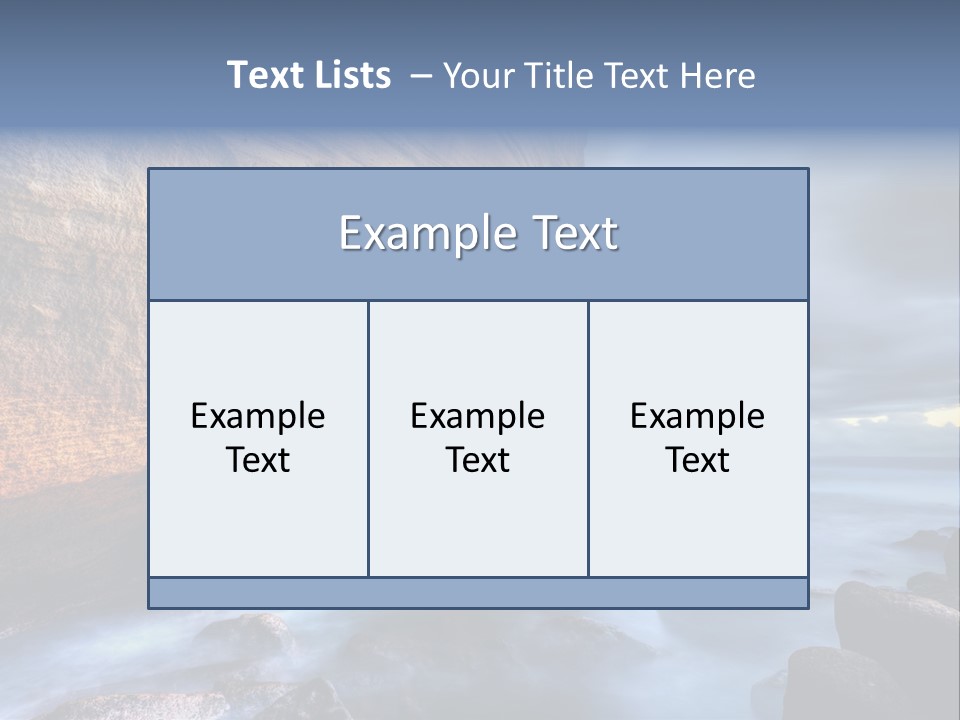 Orange Landscape Stratum PowerPoint Template