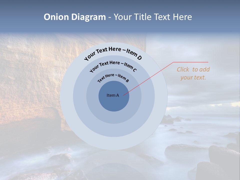 Orange Landscape Stratum PowerPoint Template